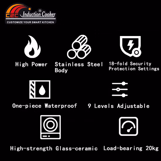 Restaurant Professional P Industrieller Induktions-Elektroherd